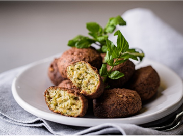 「ファラフェル」　盛り付けイメージ