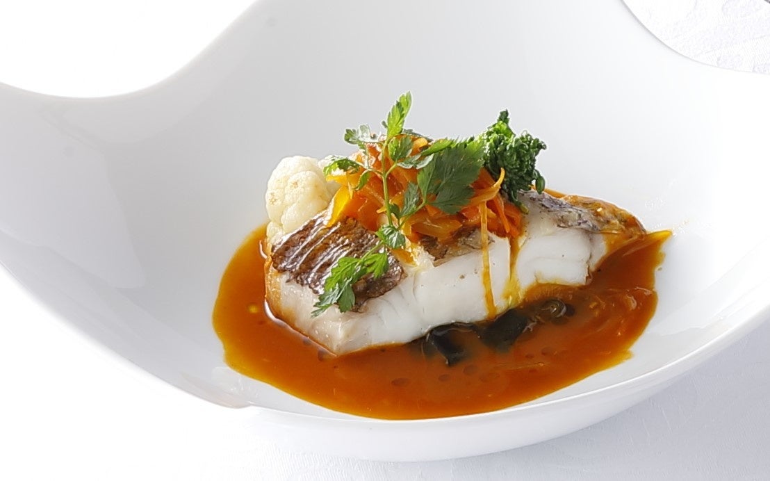 真鯛のヴァプール　ブイヤベース仕立て
