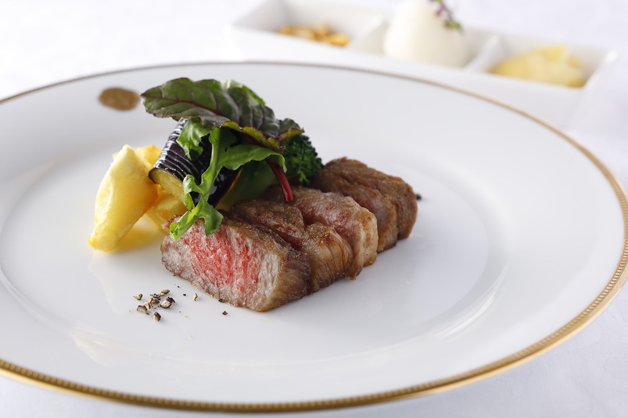 佐賀牛A5ランクサーロインのグリル　お好みのソースで