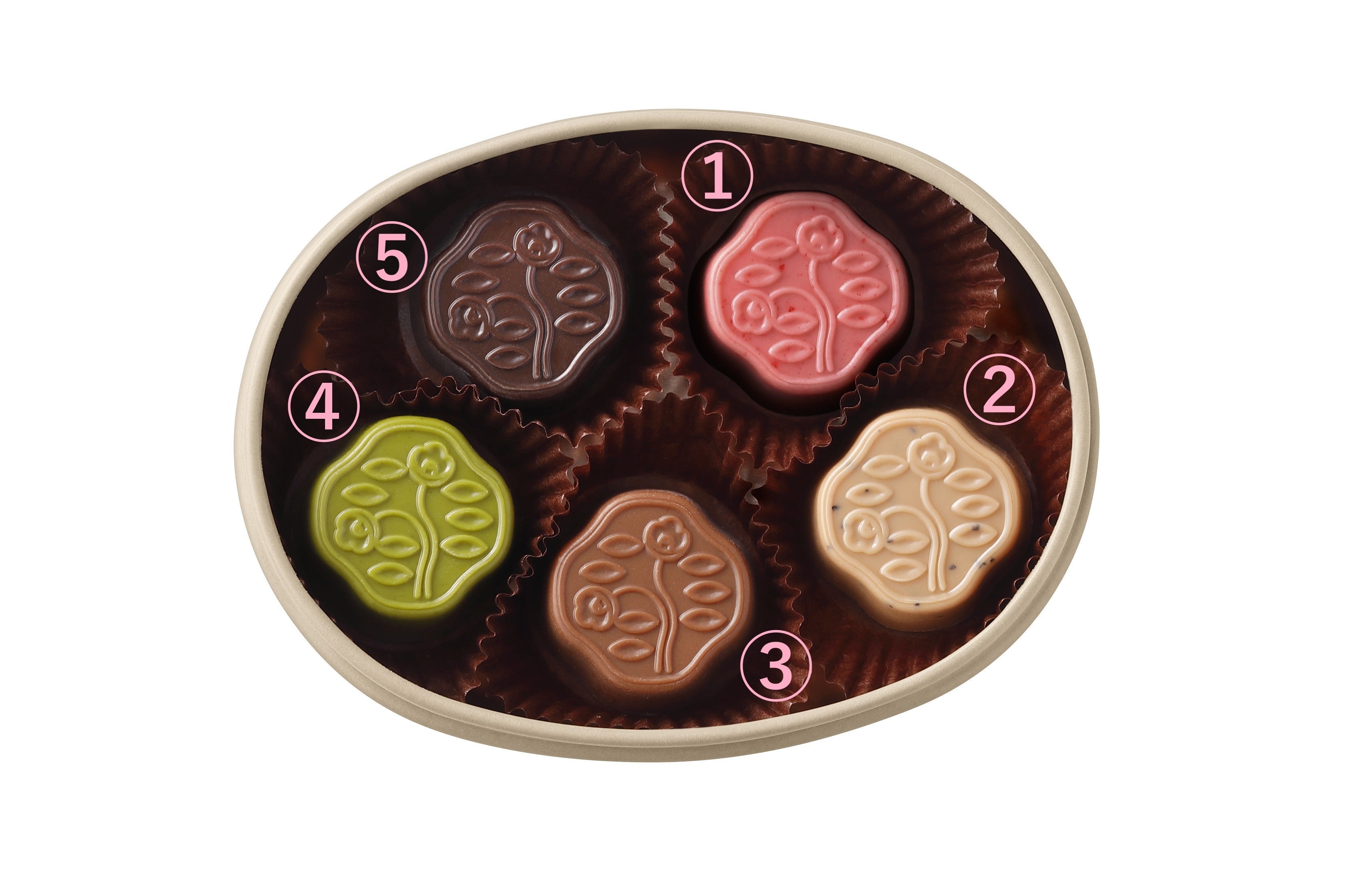 『１２０周年記念 花椿ショコラ５個入 エピセ』ショコラ