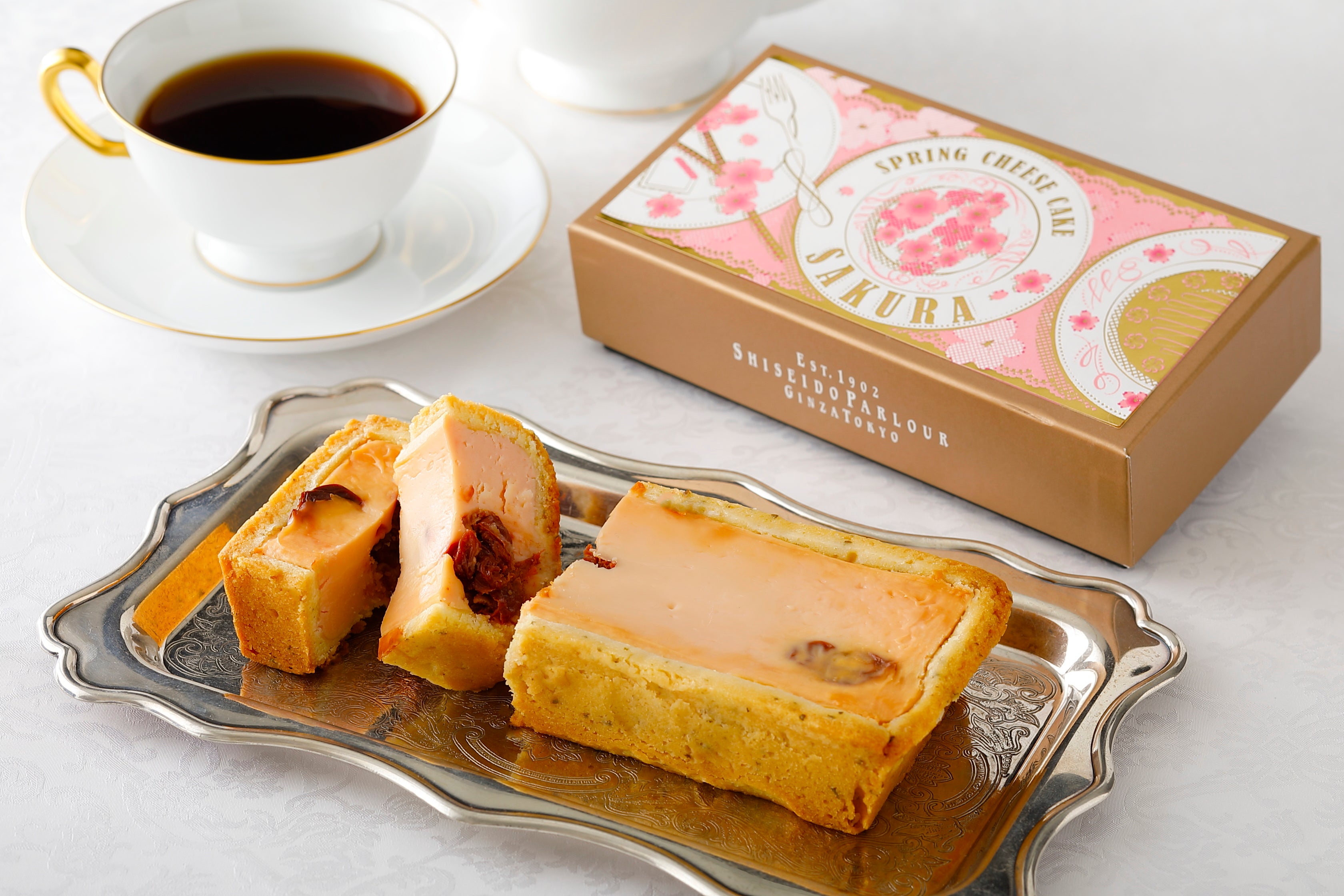資生堂パーラーよりひと足先に春をお届け♪ 『春のチーズケーキ