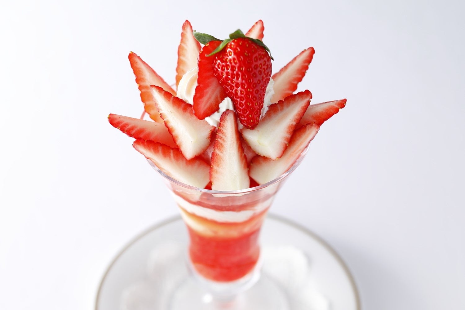 『静岡県産苺“きらぴ香”のパフェ』