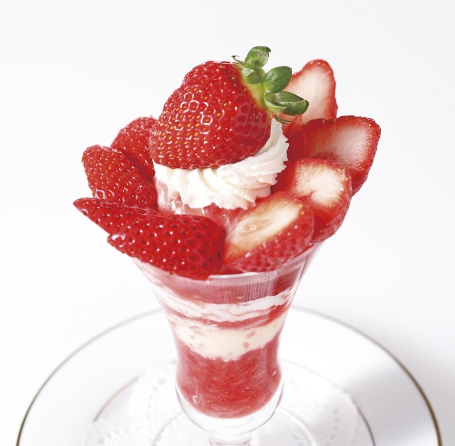 『長野県産苺“八ツまる”のパフェ』