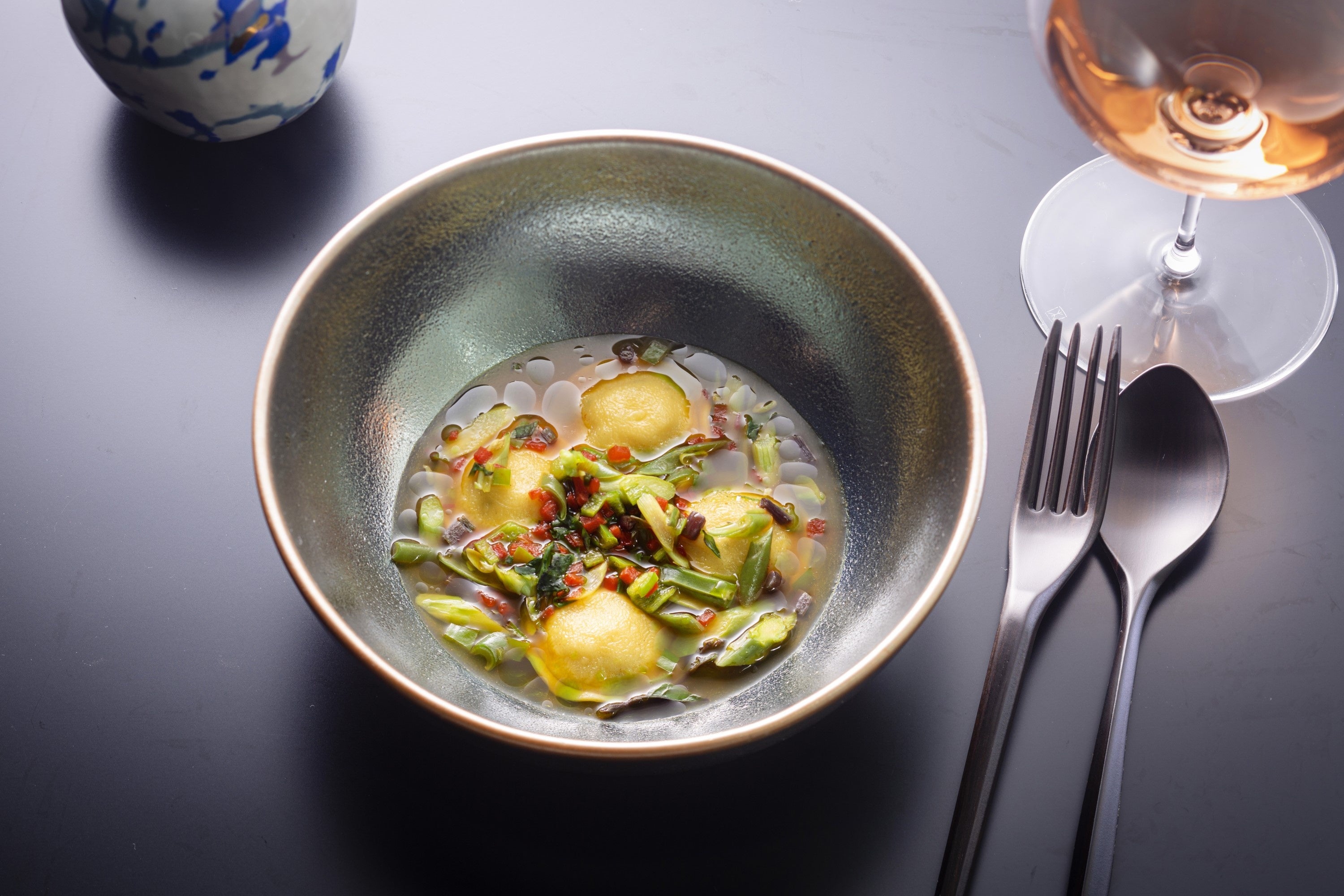 ◆“MANPUKU-JI × FARO”　オリエンタルヴィーガンコースの料理イメージ