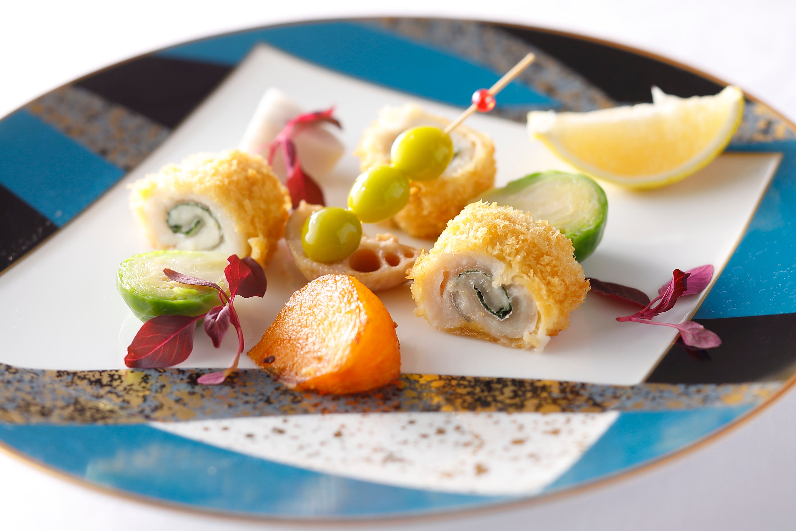 太刀魚のフライ　梅紫蘇のタルタルソース