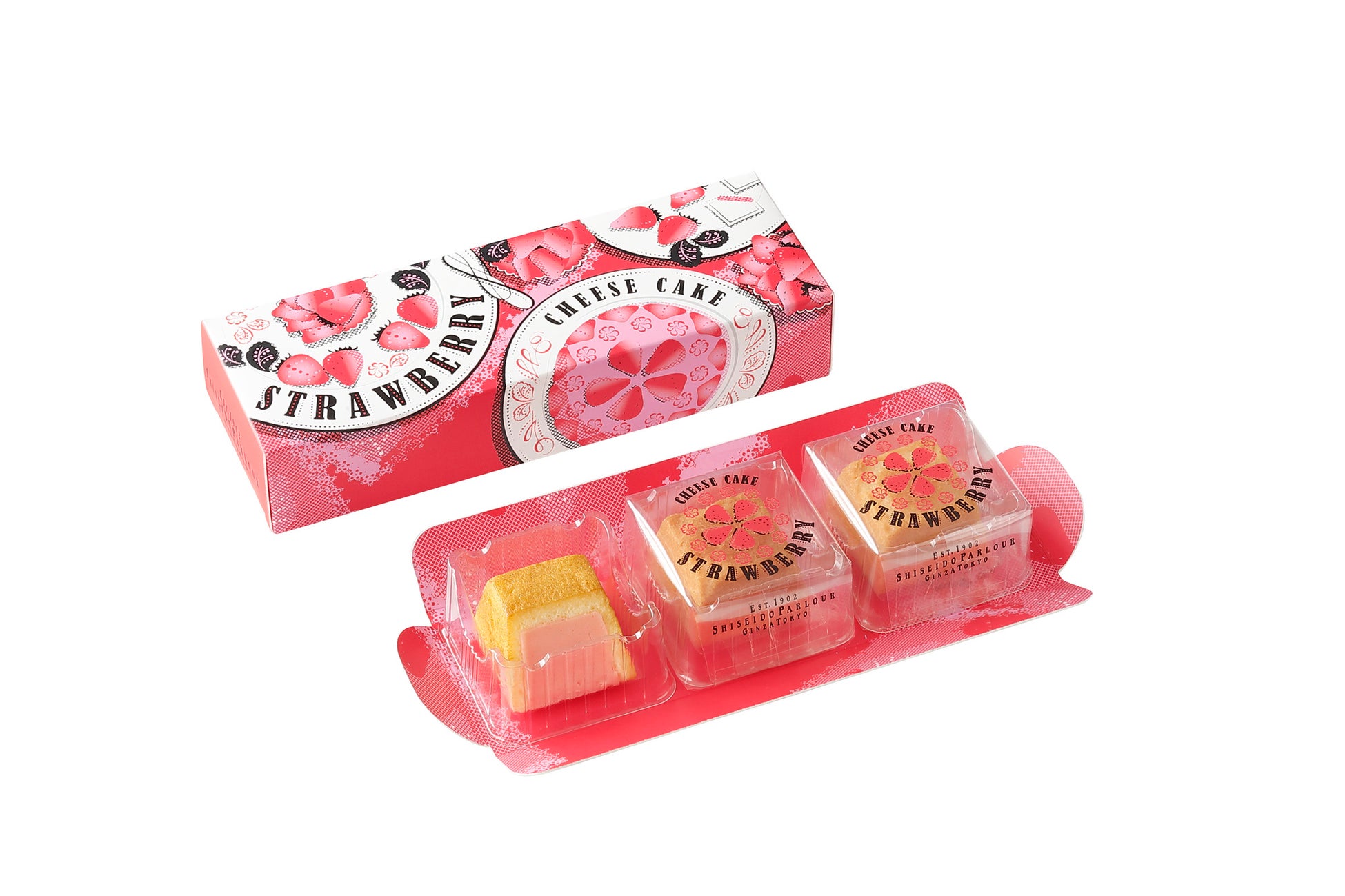 冬のチーズケーキ(いちご) 3個入