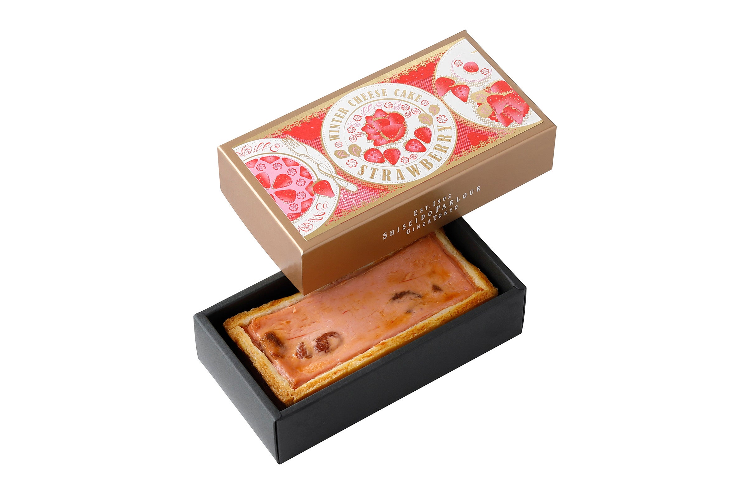 冬の手焼きチーズケーキ（いちご）