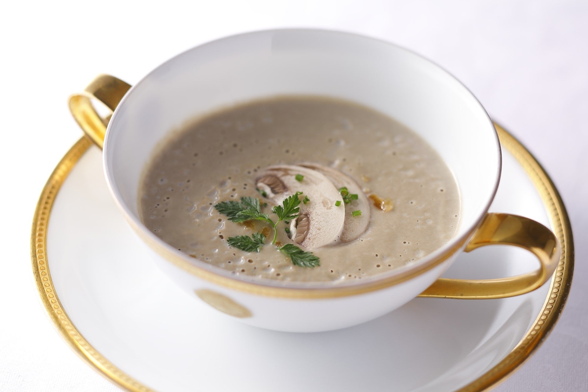 シャンピニオンのクリームスープ