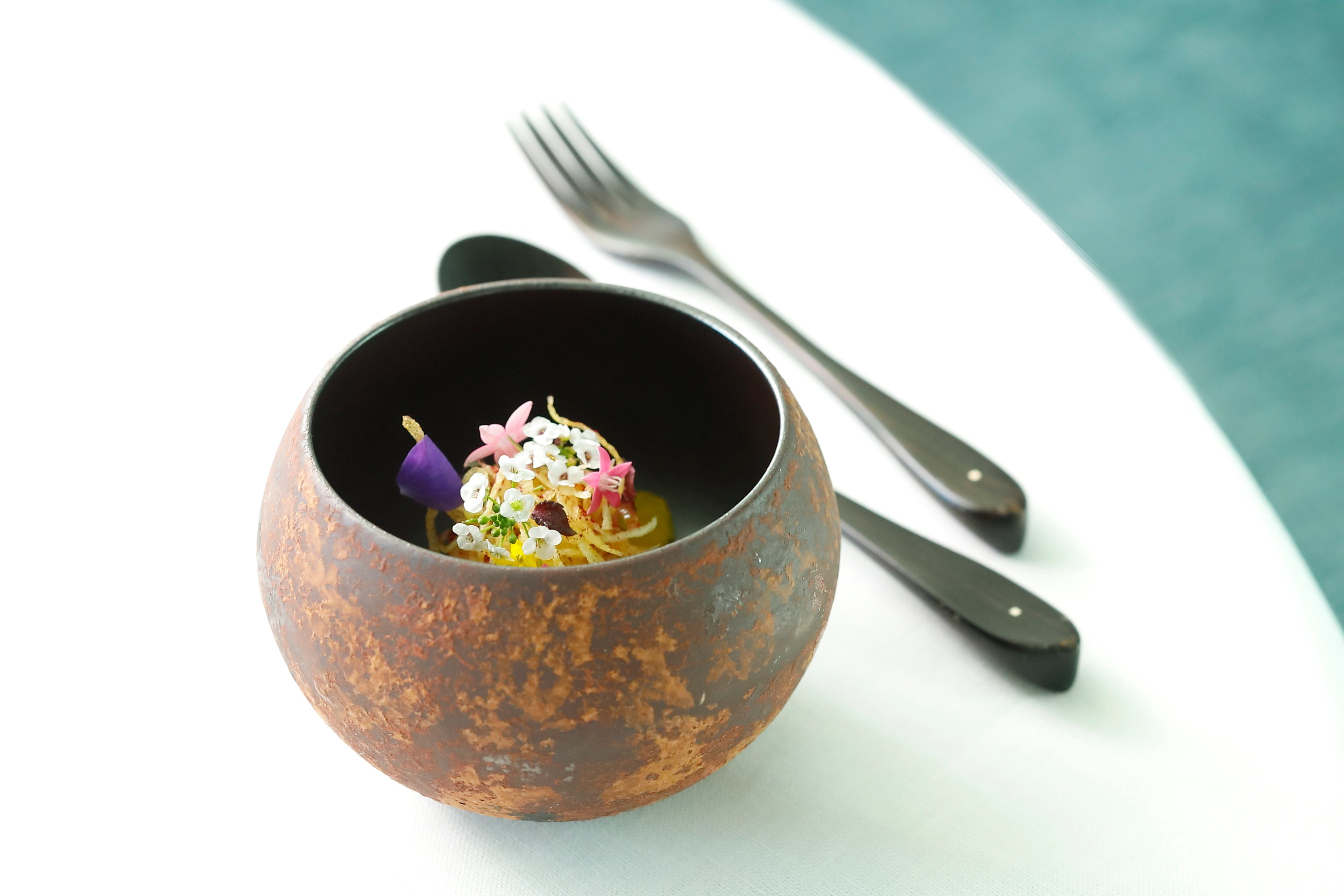 能田耕太郎のスペシャリテ「じゃがいものスパゲッティー」ヴィーガン版