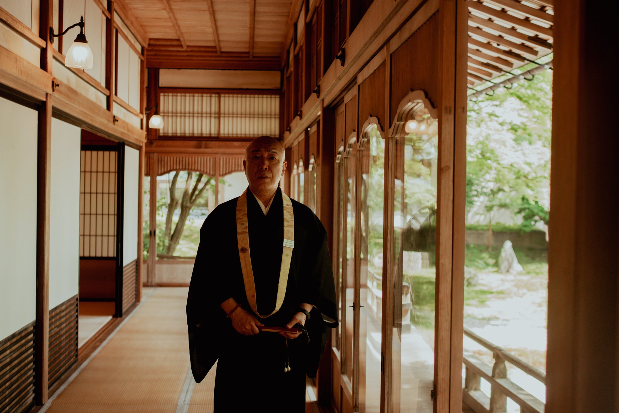 参拝部長 今出川行戒（いまでがわ ぎょうかい）さん