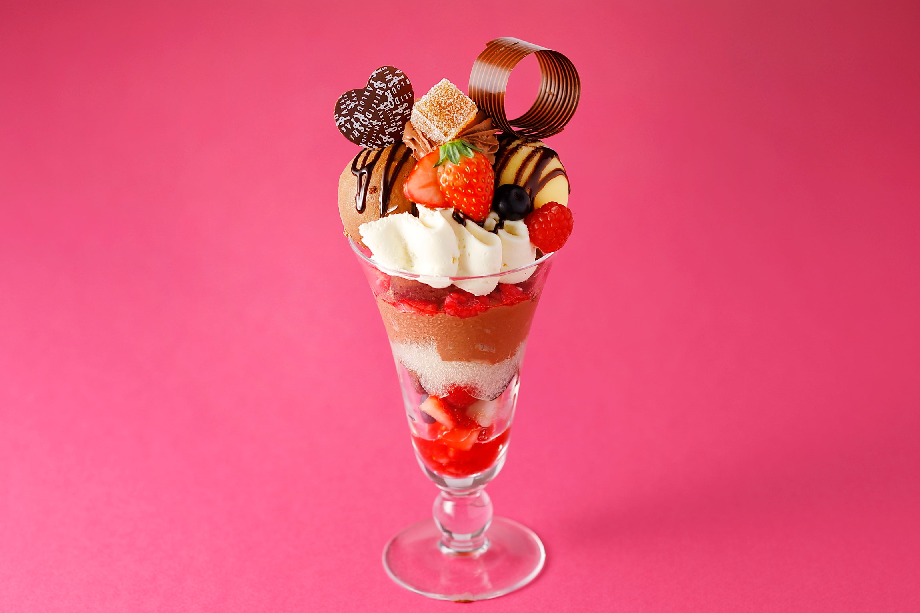 『バレンタインパフェ～柑橘とショコラのマリアージュ』