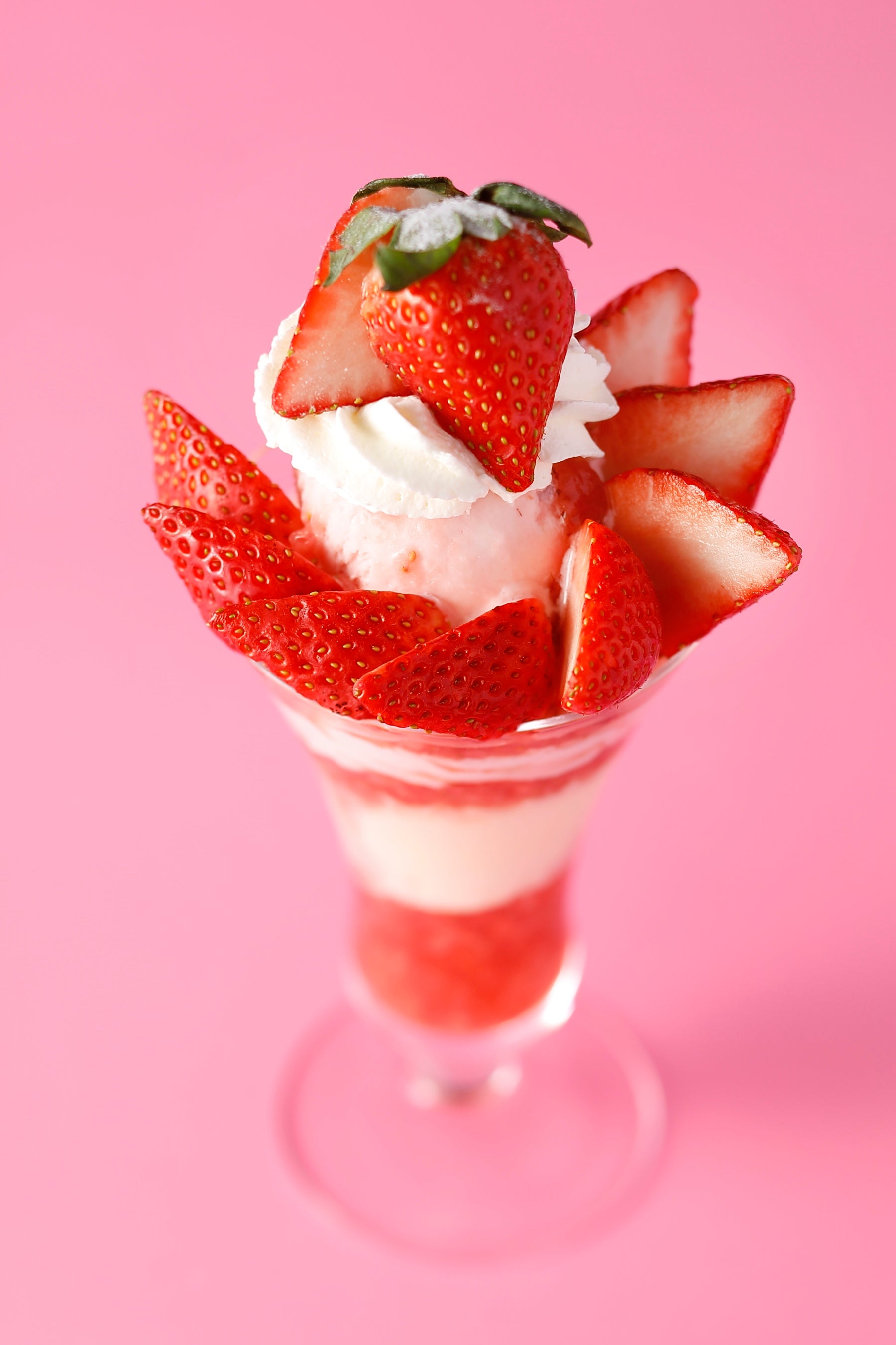 『熊本県産苺“ゆうべに”のパフェ』