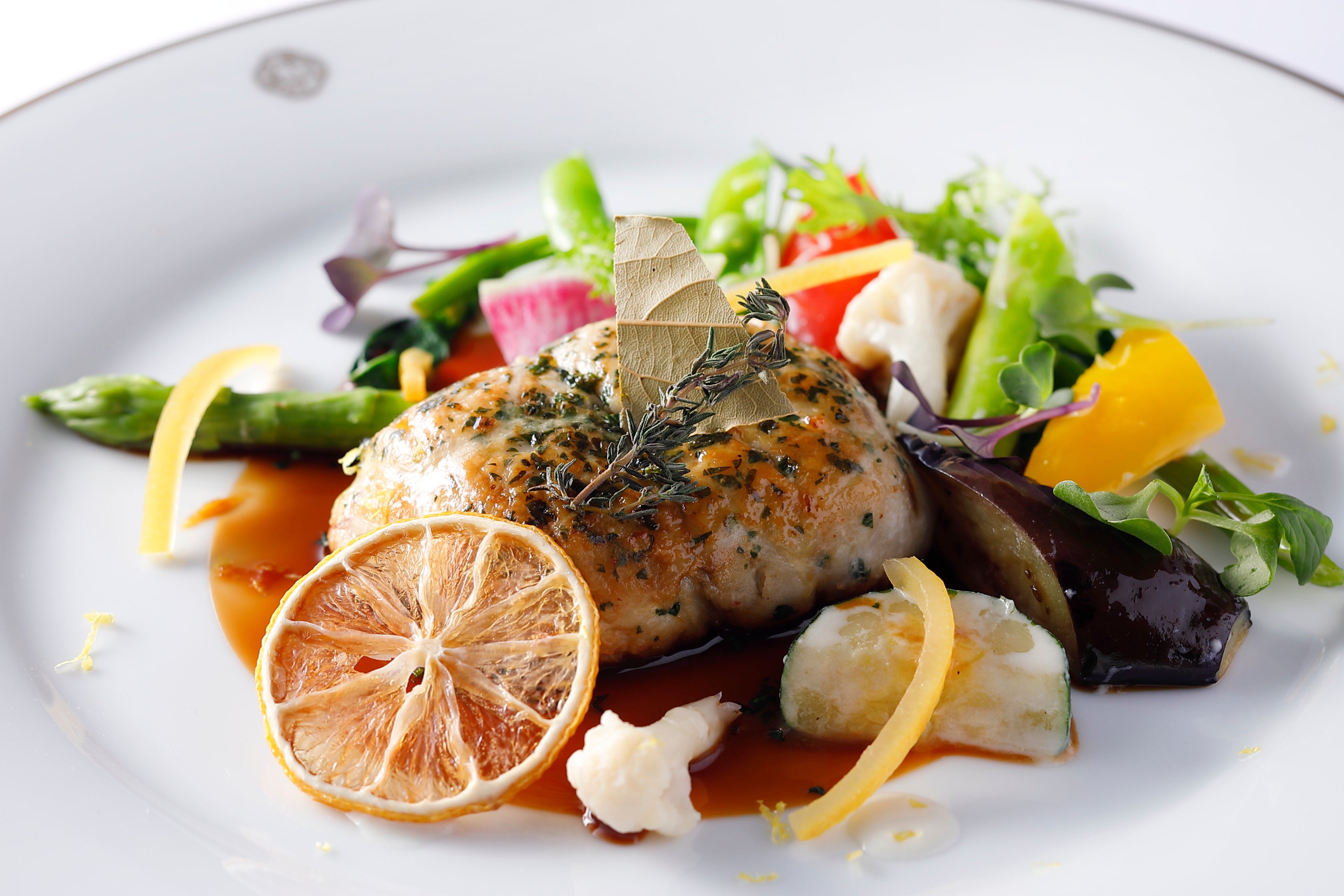 『本日の鮮魚のロースト　瀬戸内レモンソース』