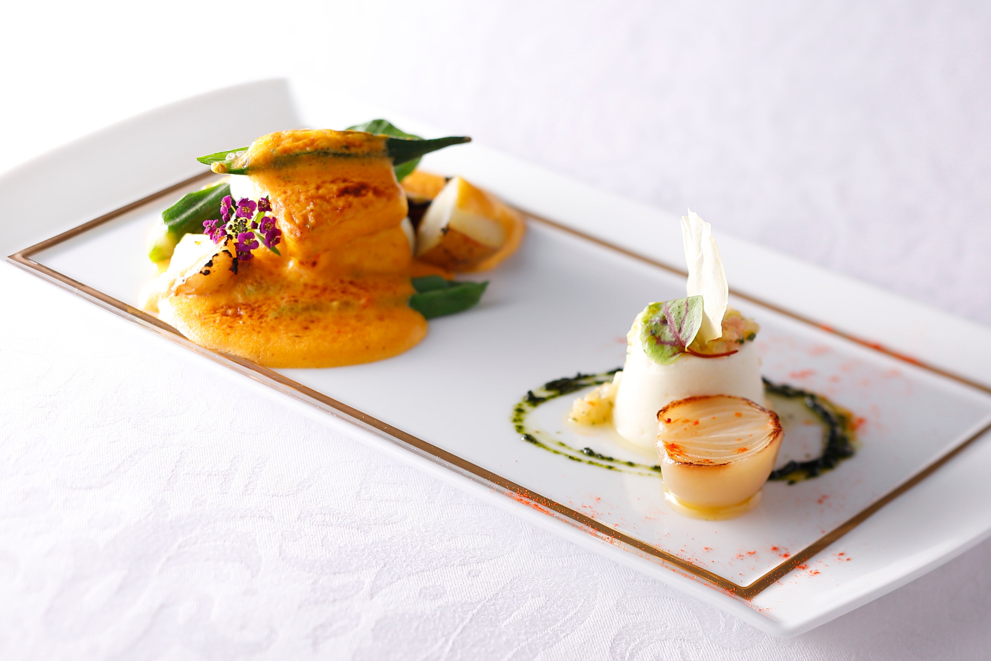  “椿やさい”と“壱州豆腐”のオランデーズソースグラタン