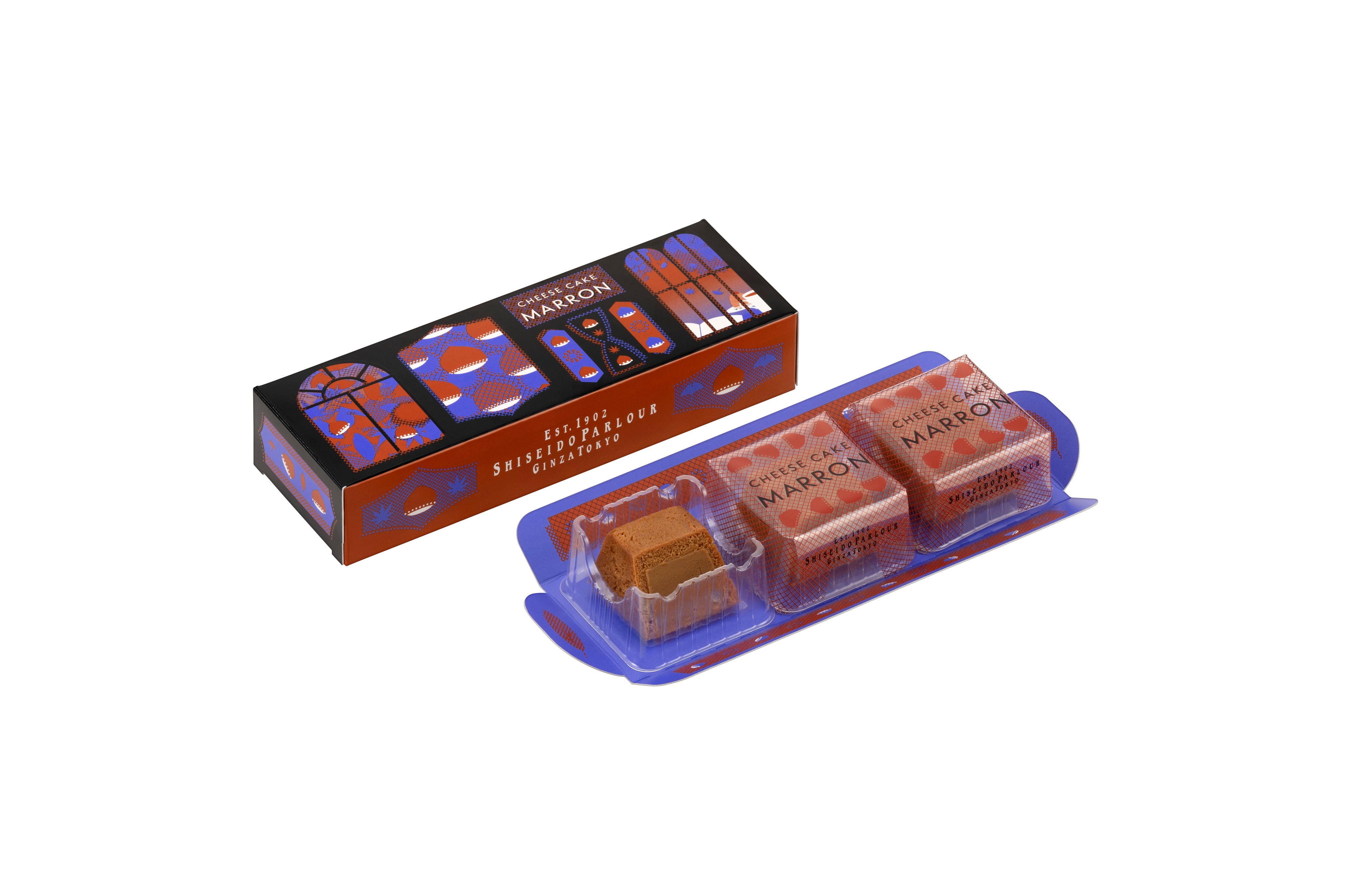 秋のチーズケーキ（マロン） 3個入 1,080円