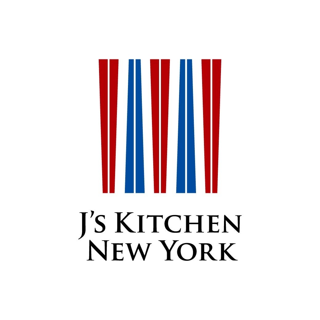 箸をイメージしたスタイリッシュなロゴ