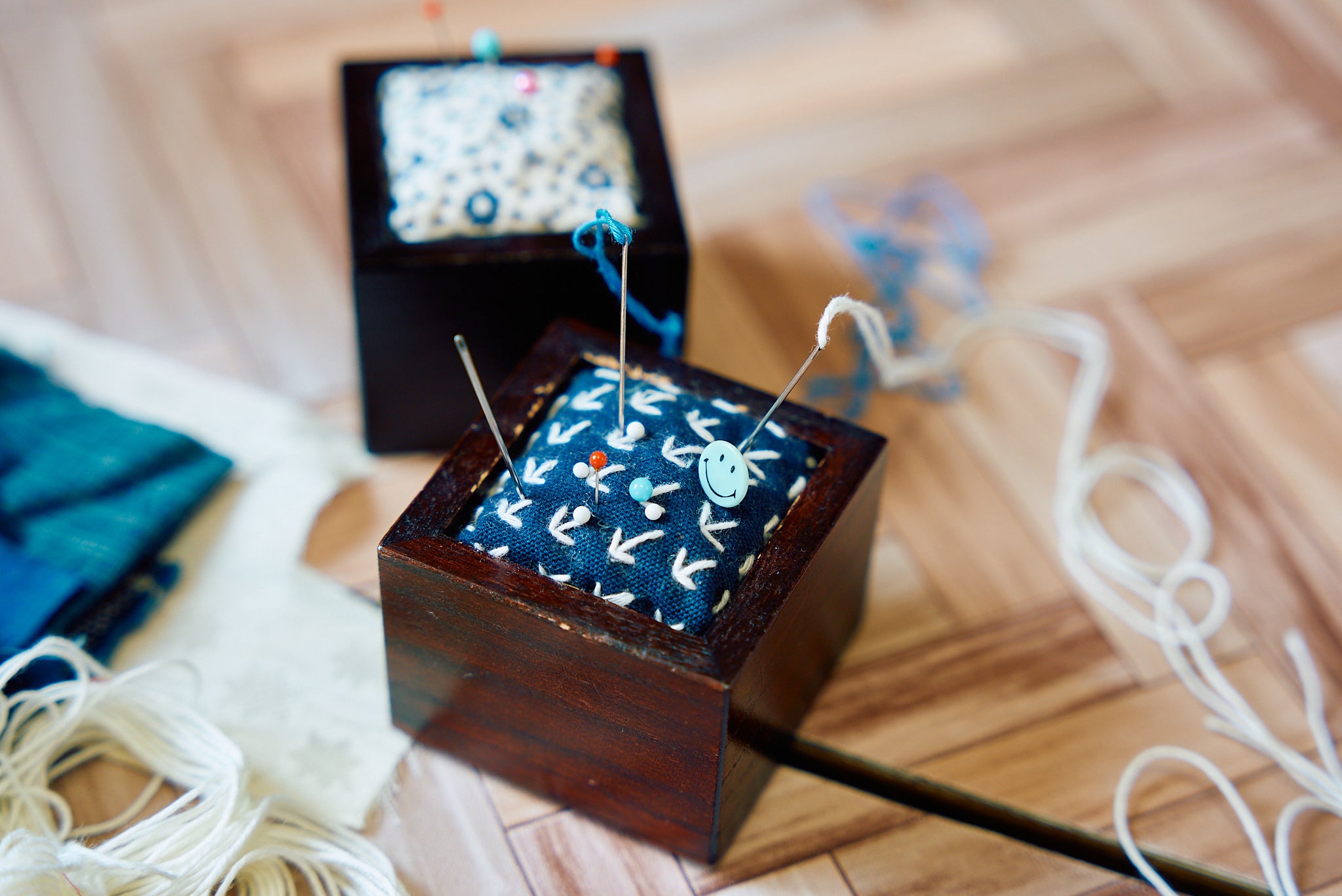 刺し子sashikoフード付き マウンテンパーカー襤褸ハンドメイド古布 刺し子sashikoフード付き マウンテンパーカー襤褸ハンドメイド古布