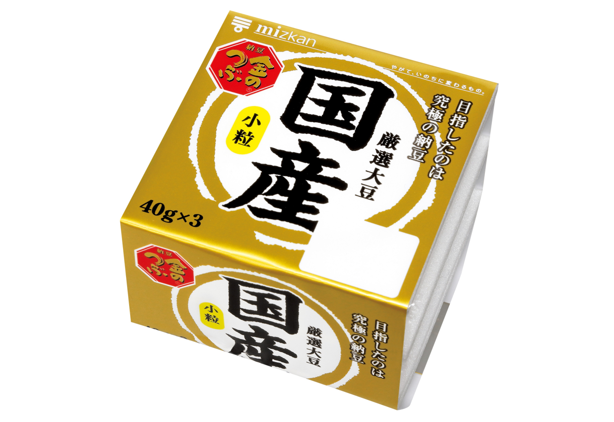 【豆３つ】 金のつぶ® 国産小粒納豆3P」新発売 | 株式会社Mizkan Holdingsの
