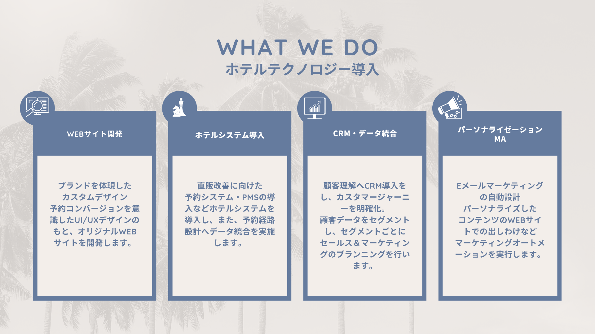 ホテルテクノロジー導