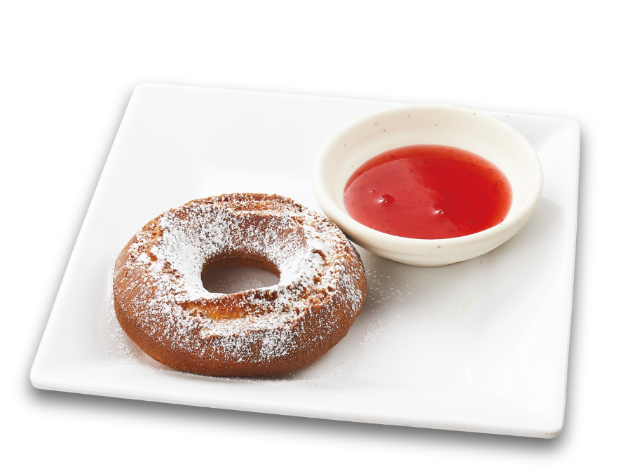 “揚げたて”ドーナツ