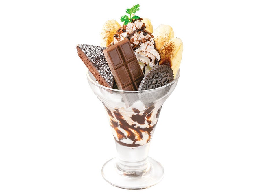 チョコバナナパフェ