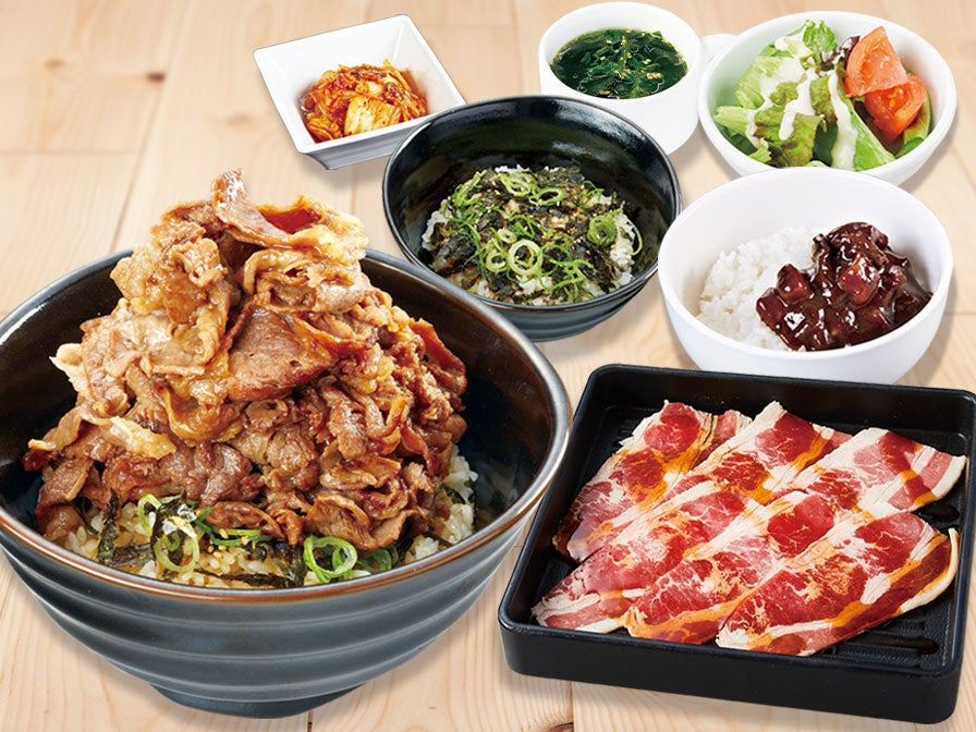 “熟成”牛カルビ焼肉丼(シングル：税込759円／ダブル：税込979円／トリプル：税込1,199円)　※写真はイメージです。