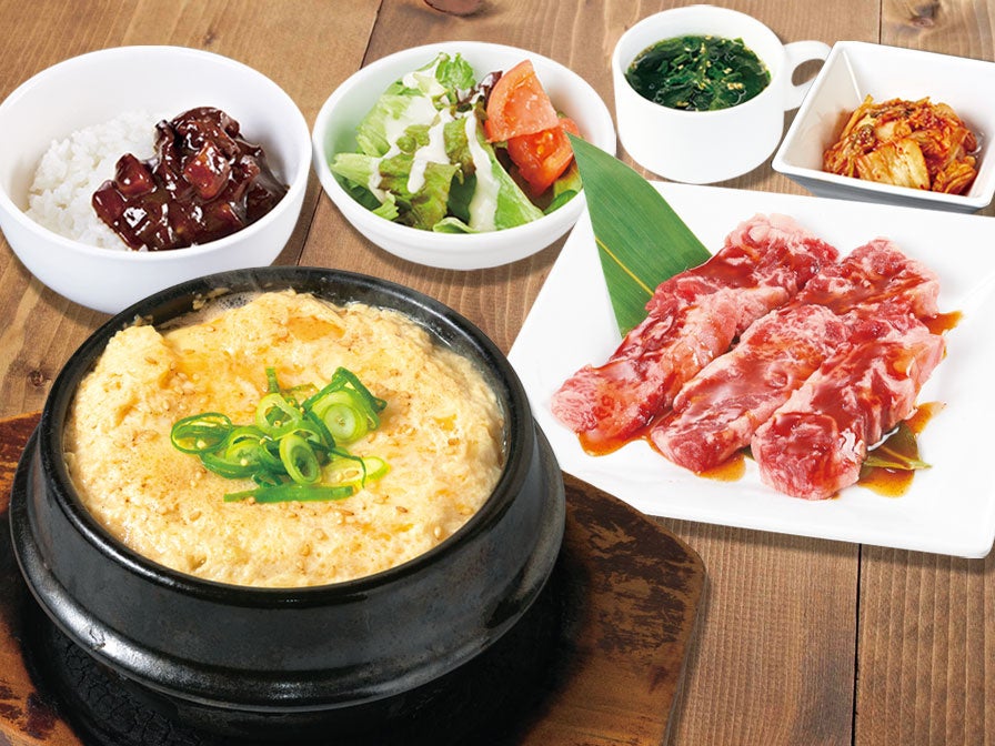 チーズケランチム&じゅうじゅうカルビランチ(税込1,298円)