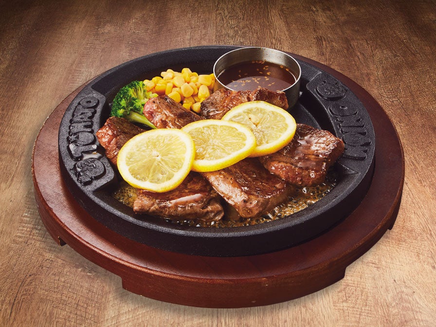 【レモンステーキソース】“ブラックアンガス牛”熟成肩ロースステーキ (約120g：税込1,539円／約160g：税込1,869円／約240g：税込2,309円)