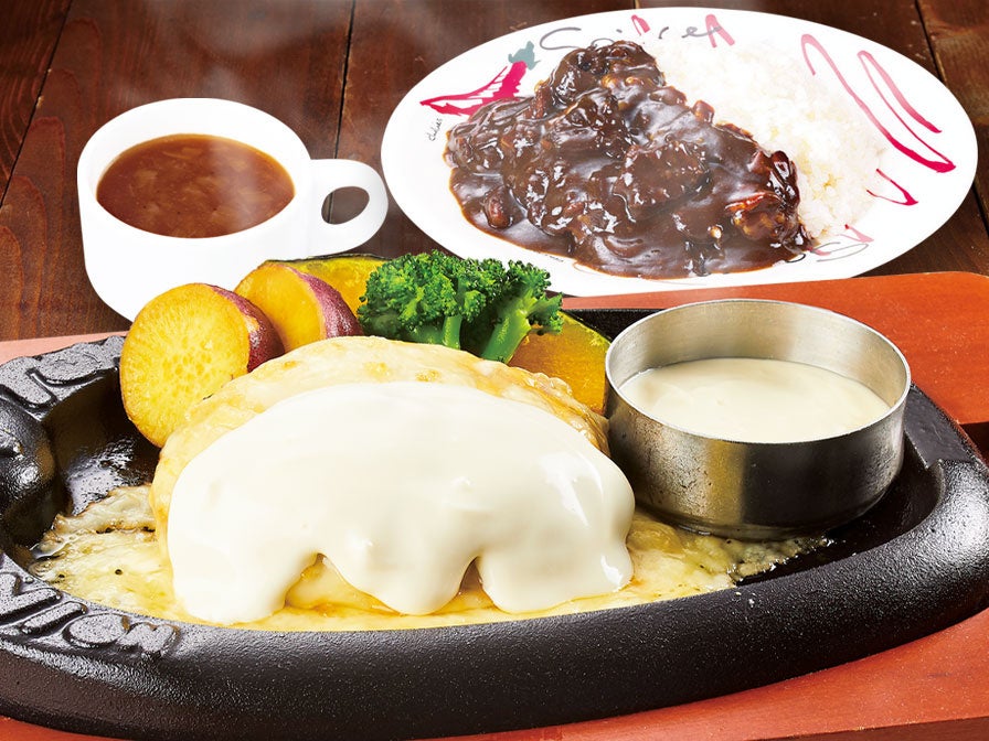 “濃厚”クリームチーズINハンバーグランチ ～ON　THE　CHEESE～　1,099円(税込1,209円)