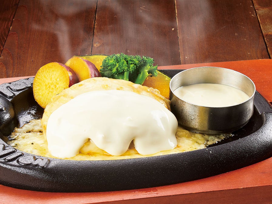 “濃厚”クリームチーズINハンバーグ ～ON　THE　CHEESE～【贅沢クリームチーズソース】　1,099円(税込1,209円)