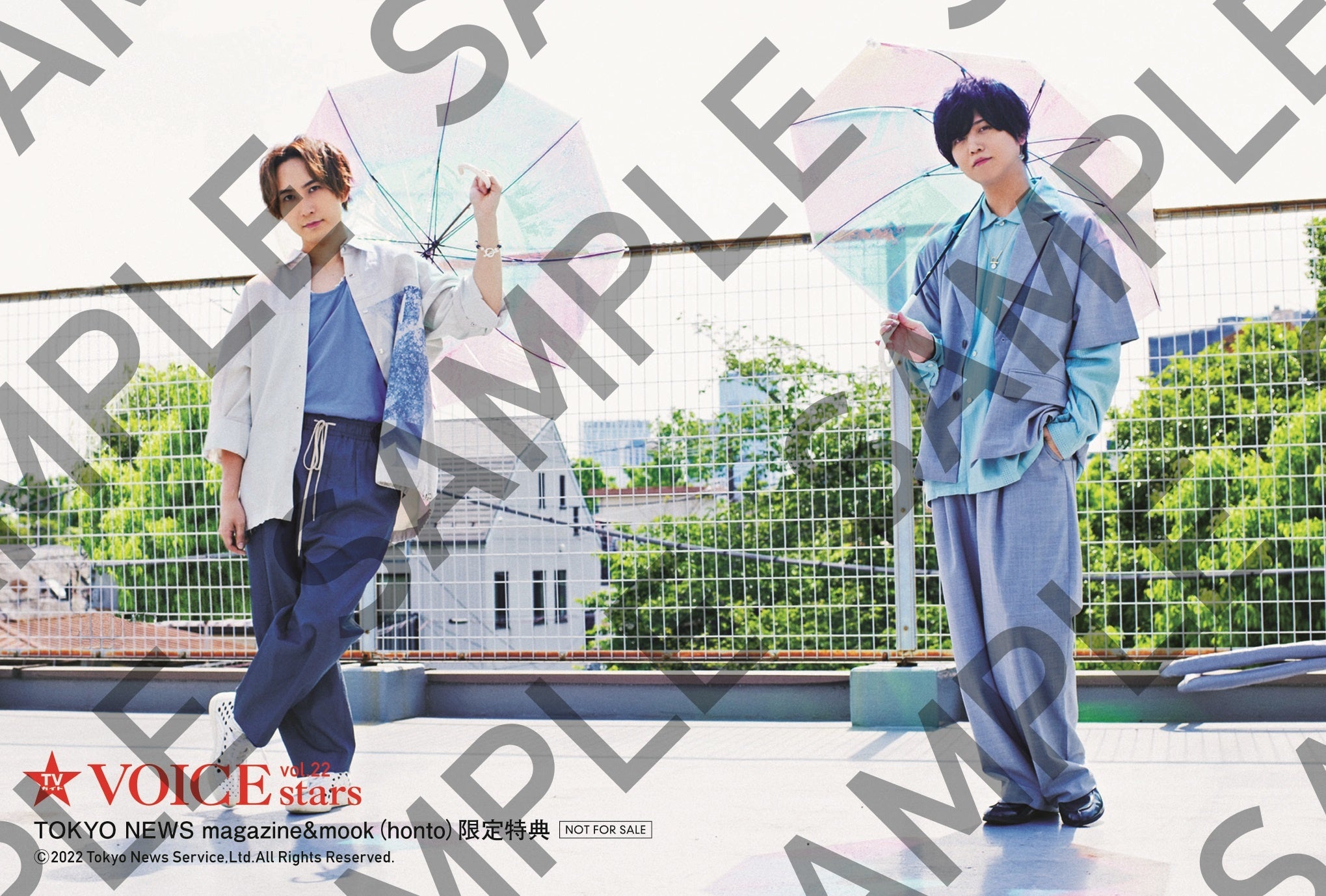 「TVガイドVOICE STARS vol.22」TOKYO NEWS magazine&mook(honto)購入特典ポストカード(斉藤壮馬×中島ヨシキ)(裏)