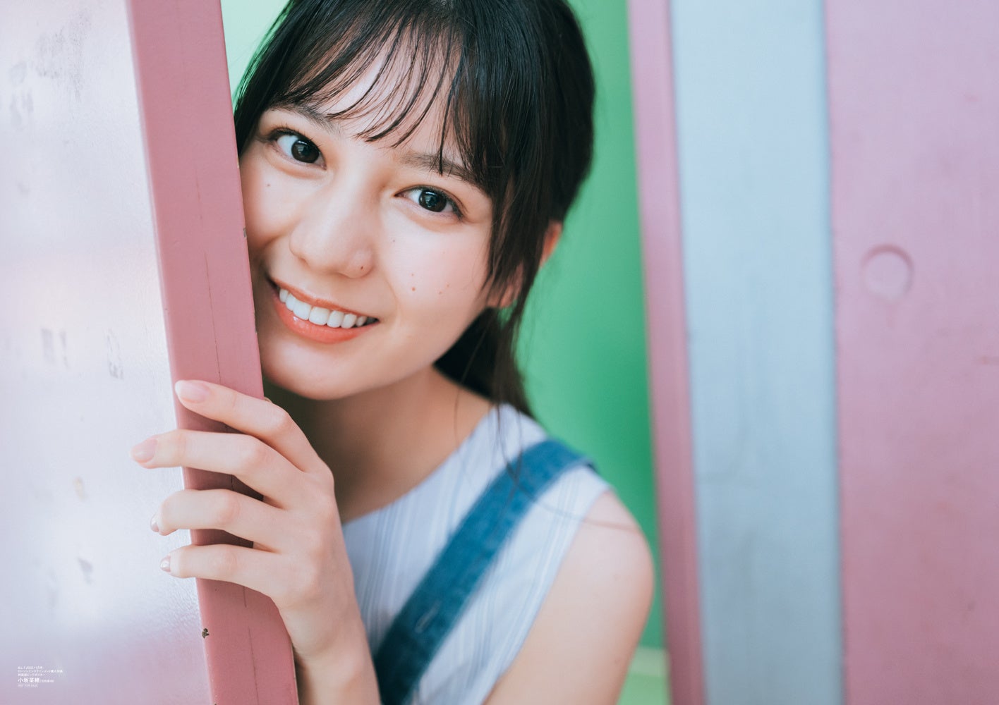 「B.L.T.2022年11月号」ローソンエンタテインメント購入特典:小坂菜緒(日向坂46)両面ポスター(裏)
