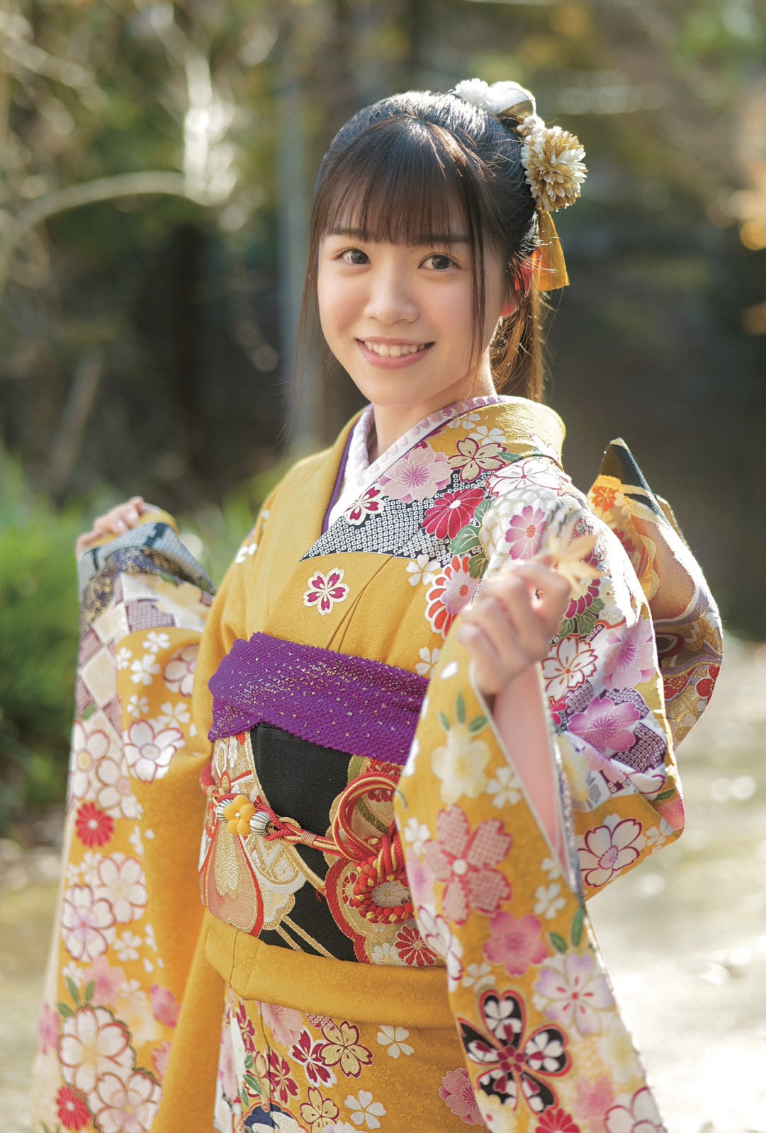 「20±SWEET[トゥエンティ・スウィート] 2023 JANUARY」TSUTAYA EBISUBASHI購入特典ポストカード【貞野遥香（NMB48）】