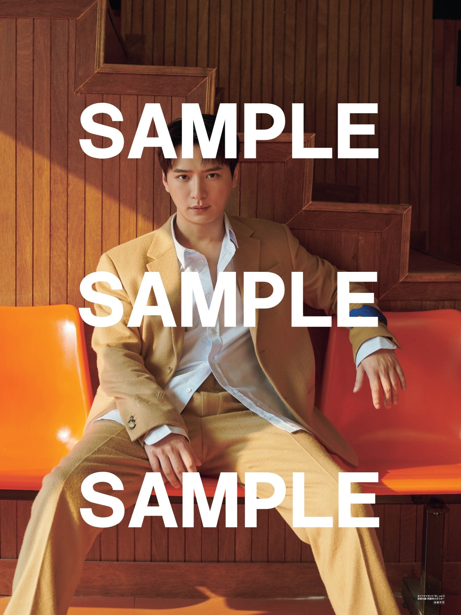 タイドラマガイド「D」 vol.5別冊付録：Krist Perawat／Ohm＆Nanon撮り下ろし両面特大ポスター（表）