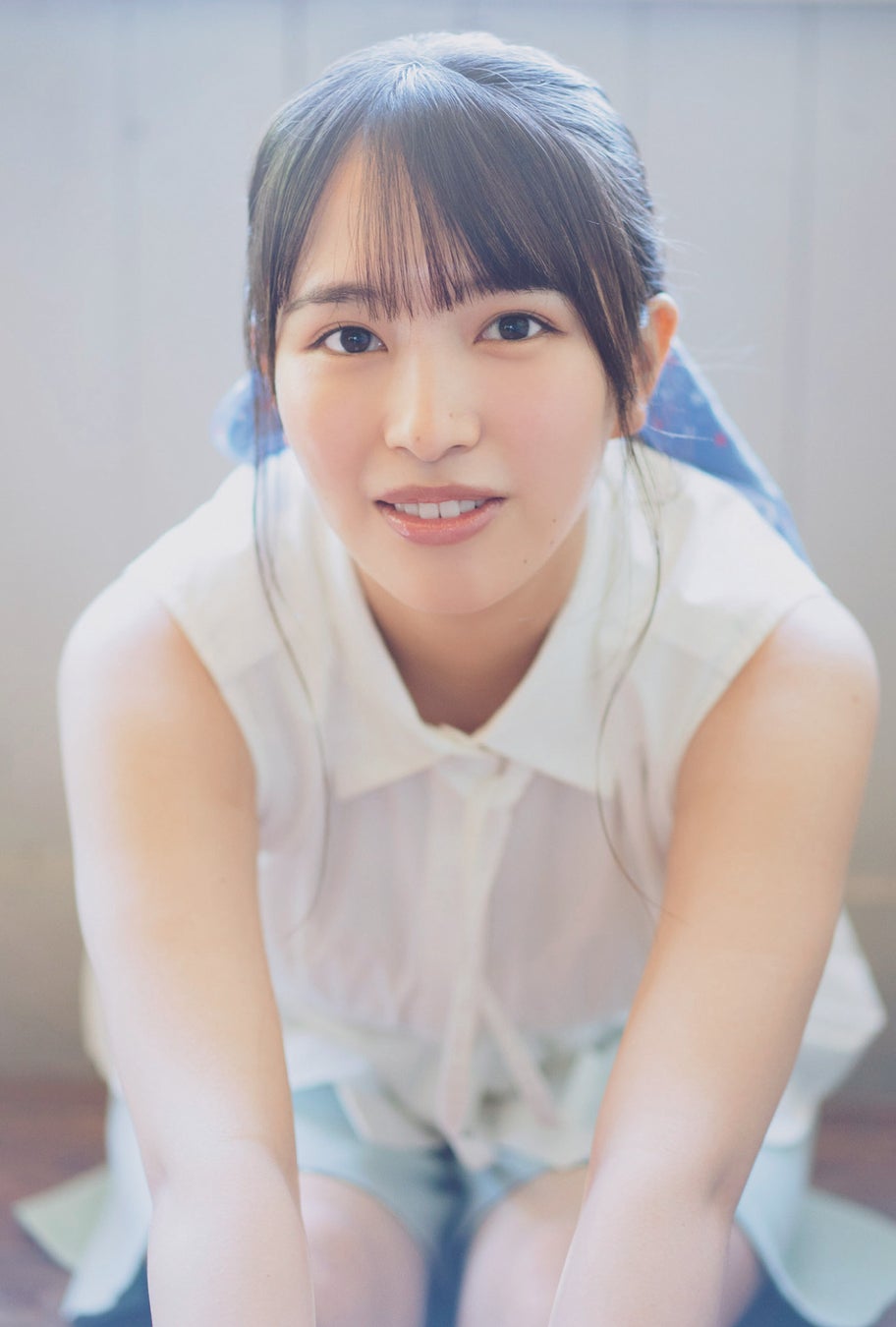 「B.L.T.2023年10月号」セブンネットショッピング購入特典ポストカード【川又あん奈(STU48)】