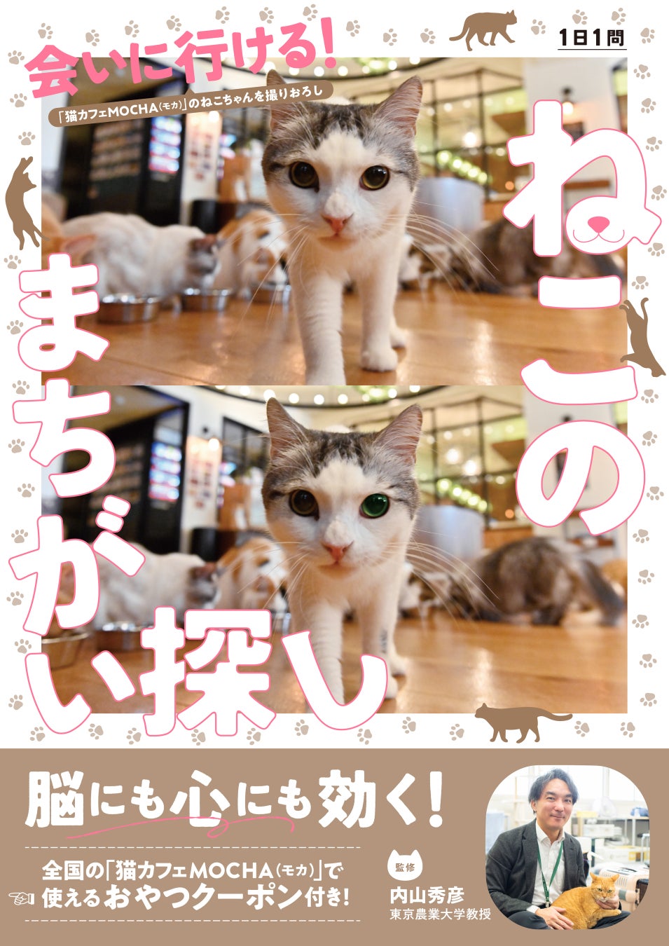 「会いに行ける！ねこのまちがい探し」（東京ニュース通信社刊）※画像はイメージです。