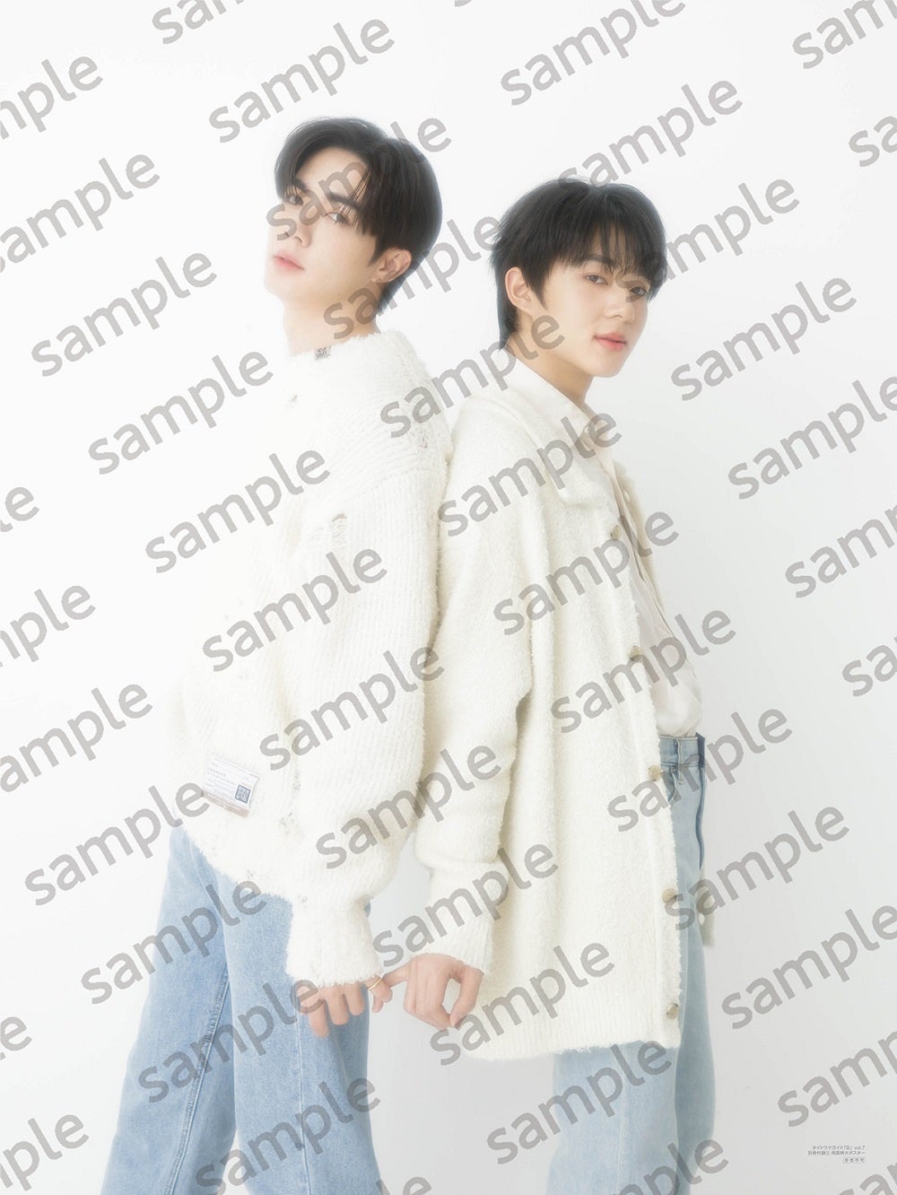 タイドラマガイド「D」 vol.7別冊付録②:Zee&NuNew/Freen&Becky撮り下ろし両面特大ポスター(表)
