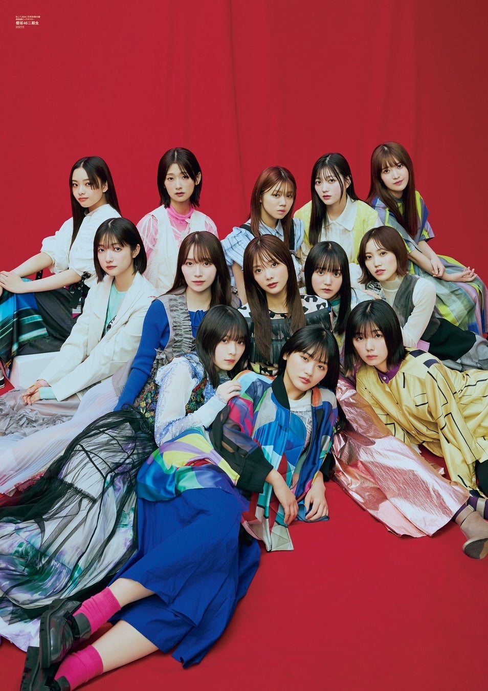 「B.L.T.2024年7月号」別冊付録:櫻坂46二期生 両面超ビッグポスター(表)