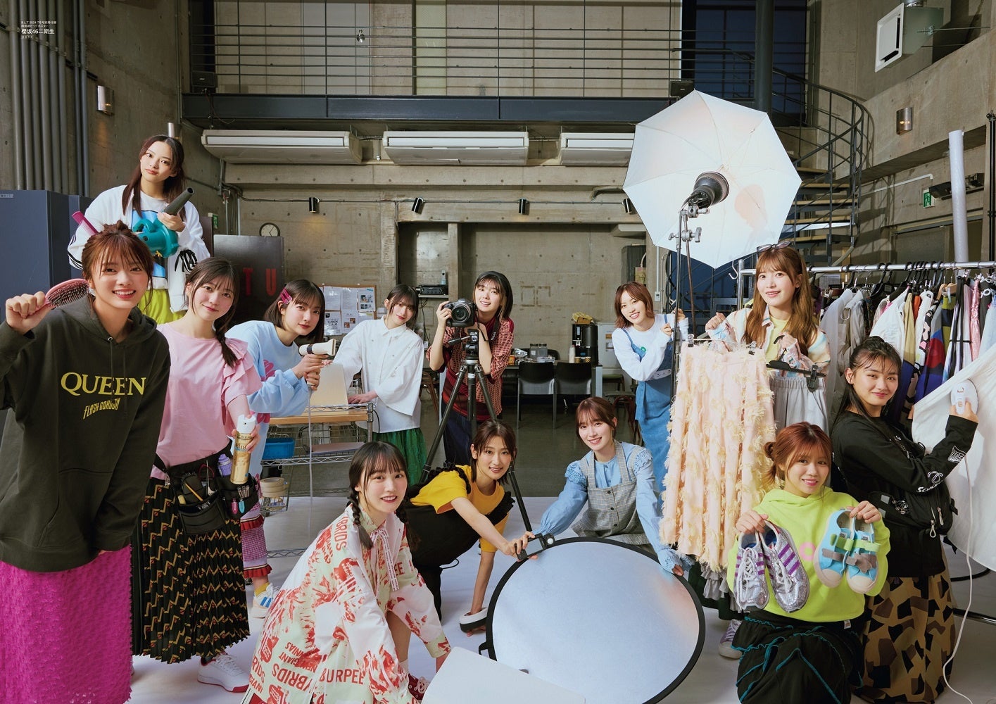「B.L.T.2024年7月号」別冊付録:櫻坂46二期生 両面超ビッグポスター(裏)