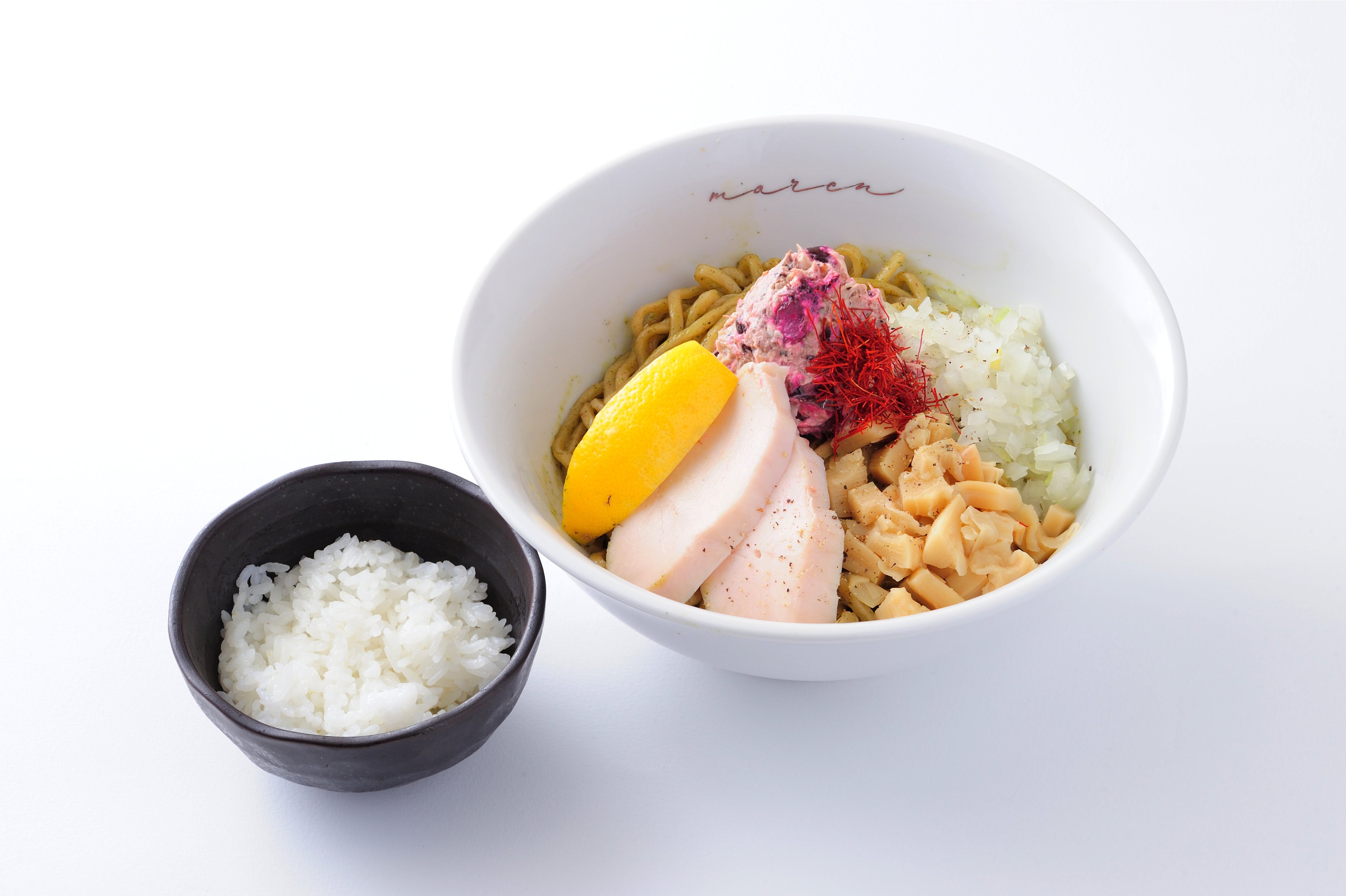 鶏塩まぜそば～大葉オイル～