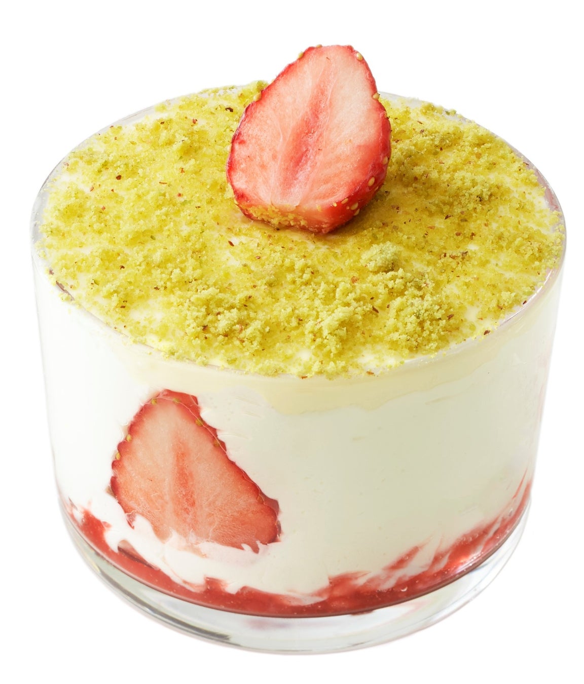 IKEA「ストロベリー&ピスタチオのチーズクリームパフェ 」450円