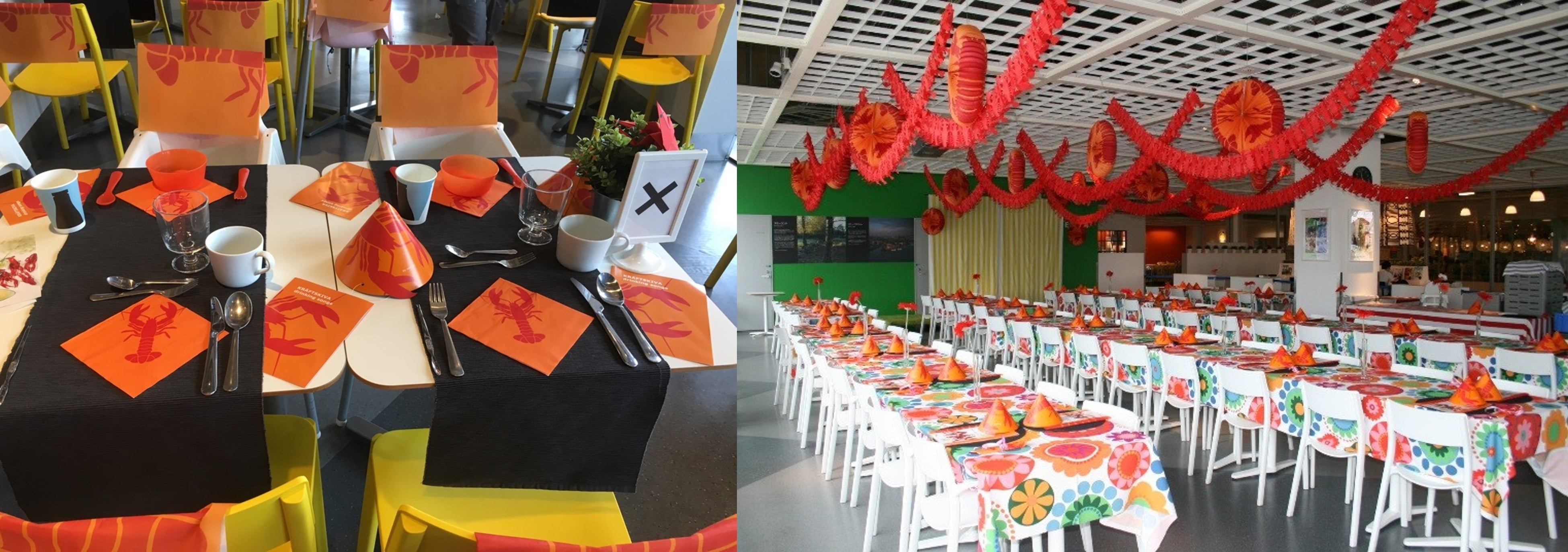 過去に開催されたザリガニパーティーの様子