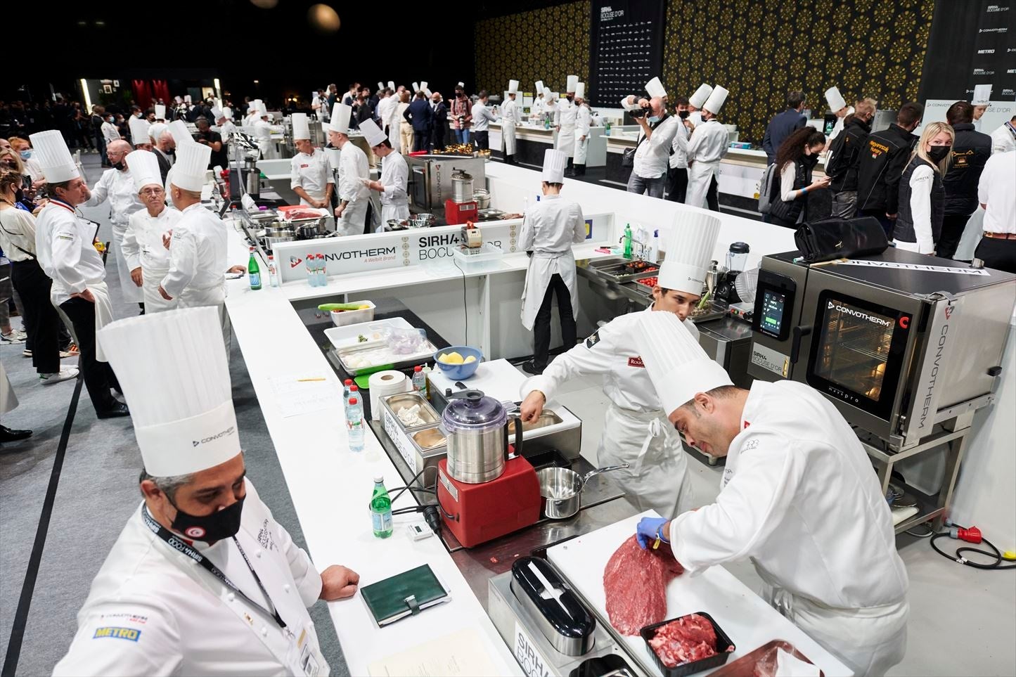 ボキューズ・ドール2021 調理風景