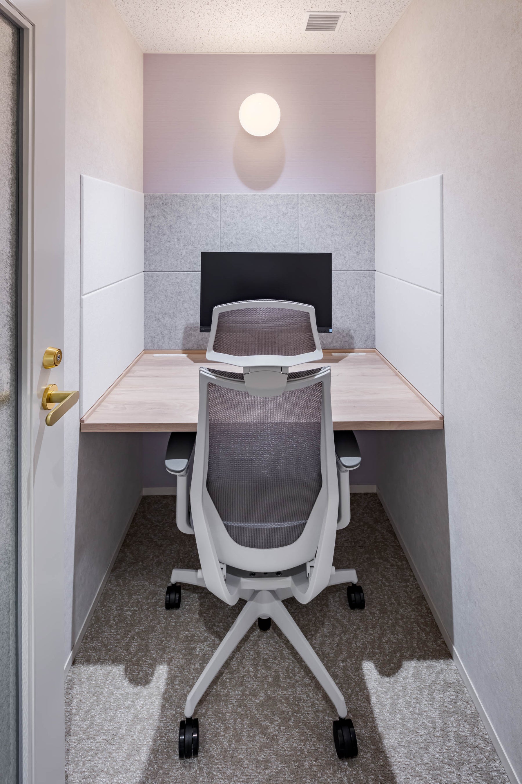 防音性の高い個室ブース