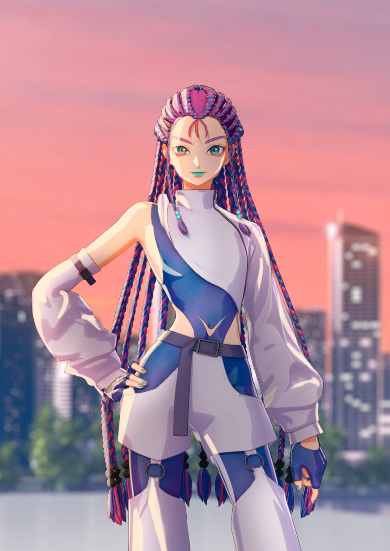 ライブストリーミングのコンセプトキャラクター&nbsp; 「YUKI」