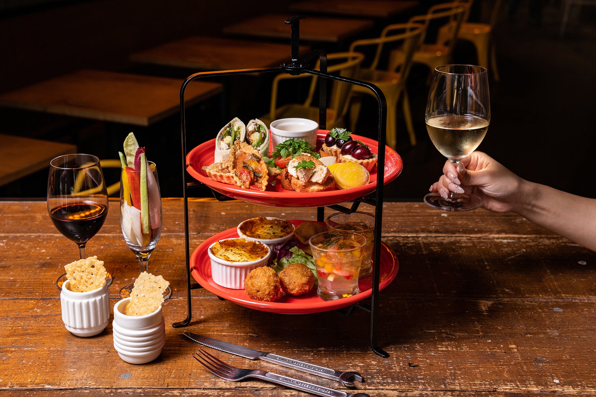 稀少【2店舗限定】DIESEL／Glorious Chain Café エプロン 65964-19-