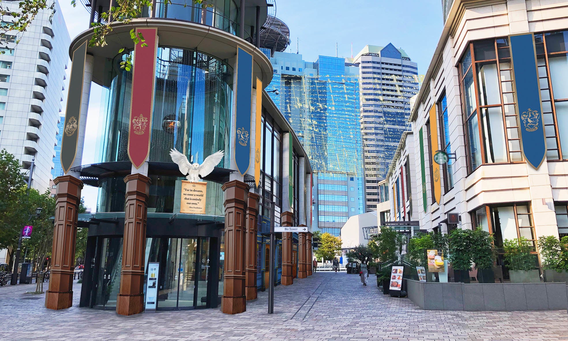 Wizarding World Street© & ™ Warner Bros. Entertainment Inc. Publishing Rights © JKR. (s22)