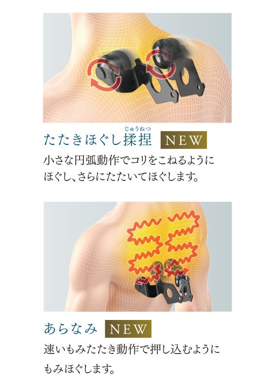 新たなもみ技の一部（イメージ）