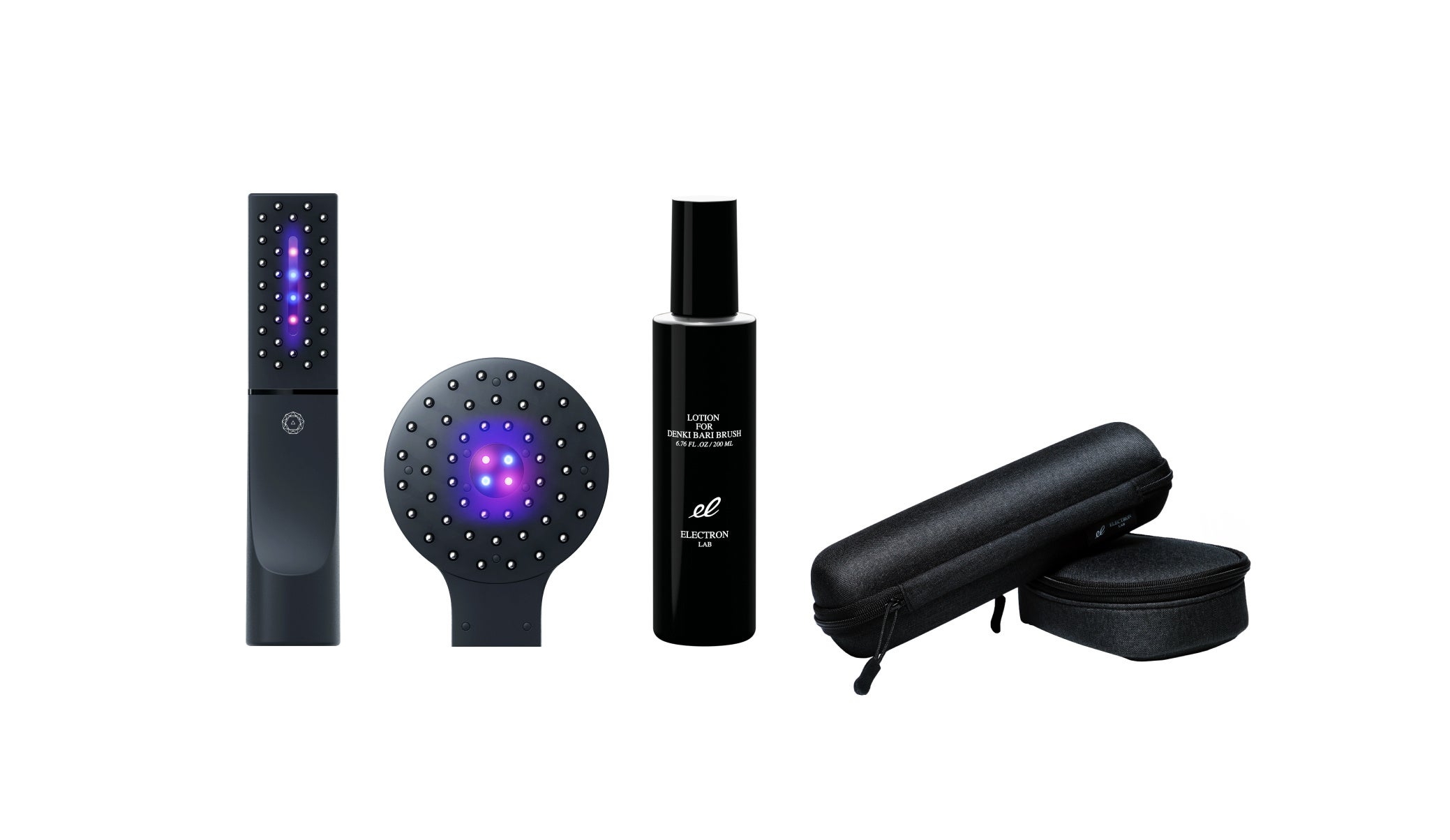 デンキバリブラシ® 2.0 +ボディ、デンキバリブラシローション、専用ケース
