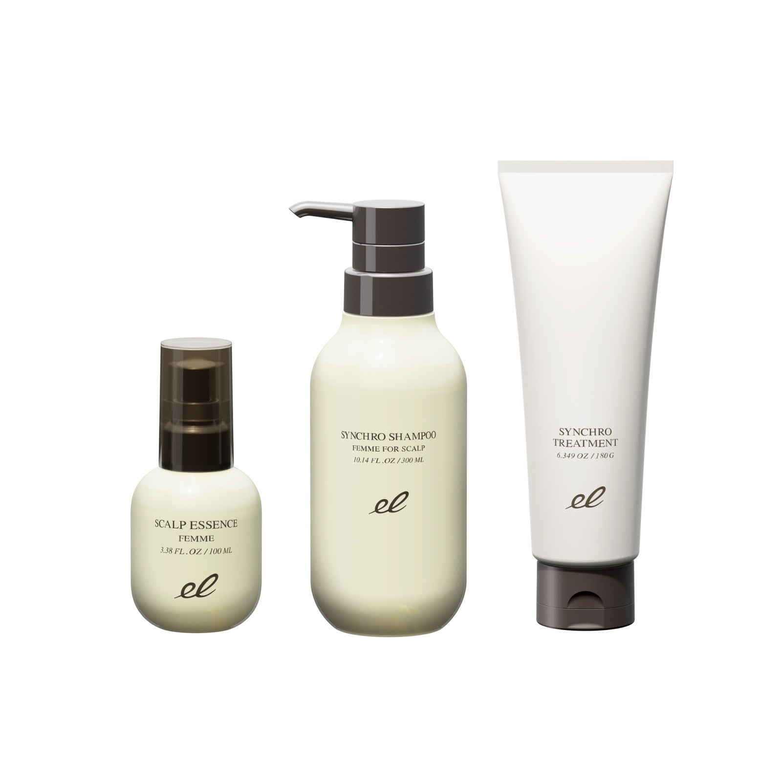 薬用スカルプエッセンス ファム、シンクロシャンプー ファム FOR SCALP、シンクロトリートメント